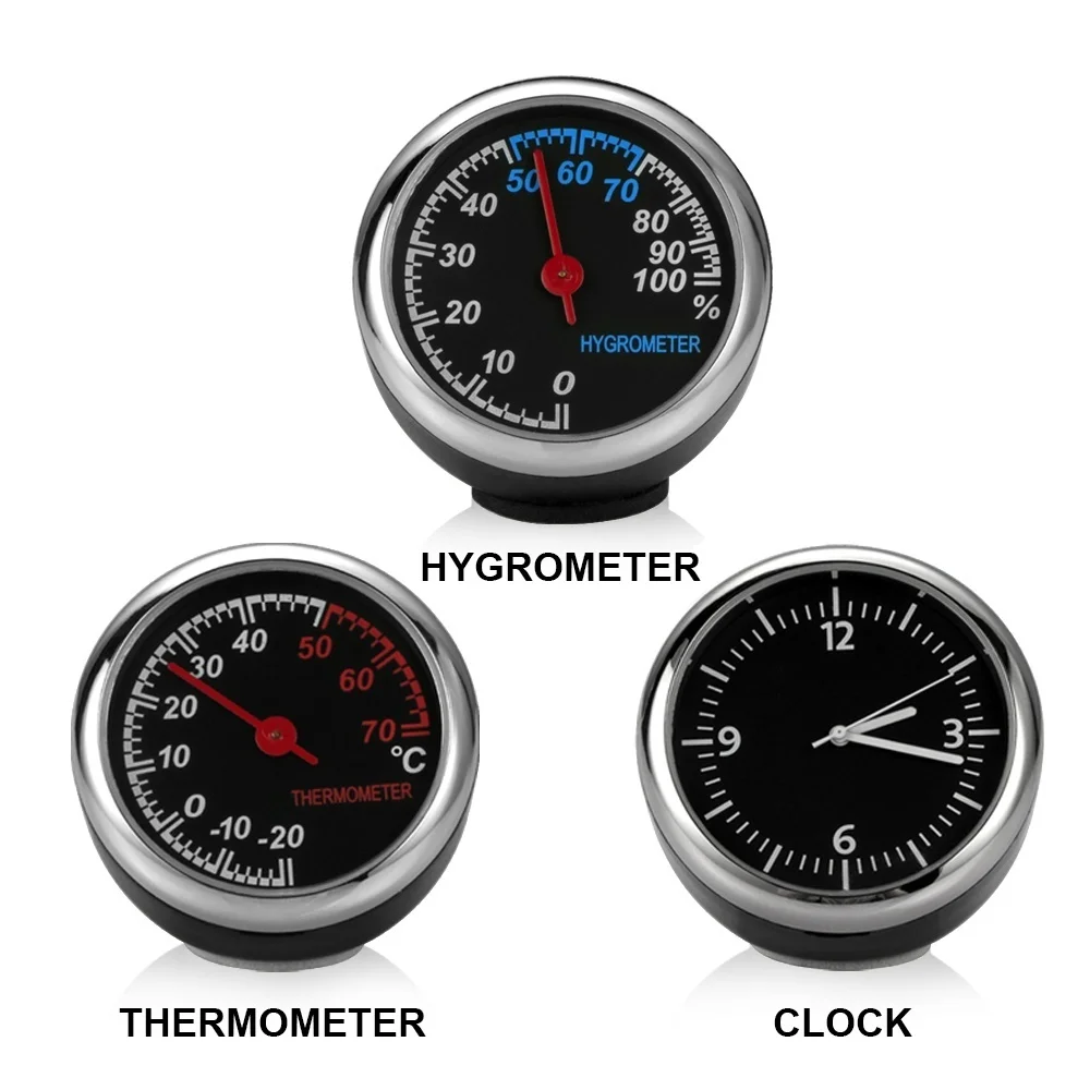 Digital Hygrometer Probe - Mini samochód samochodowy zegar cyfrowy zegarek